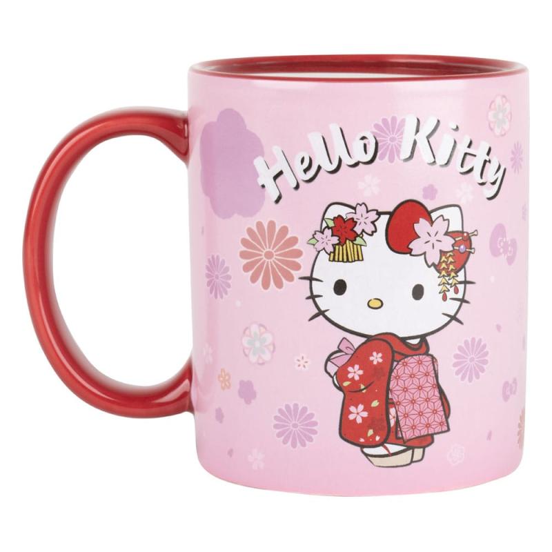 Sanrio Heat Change Mug Hello Kitty Kimono 320 ml 3