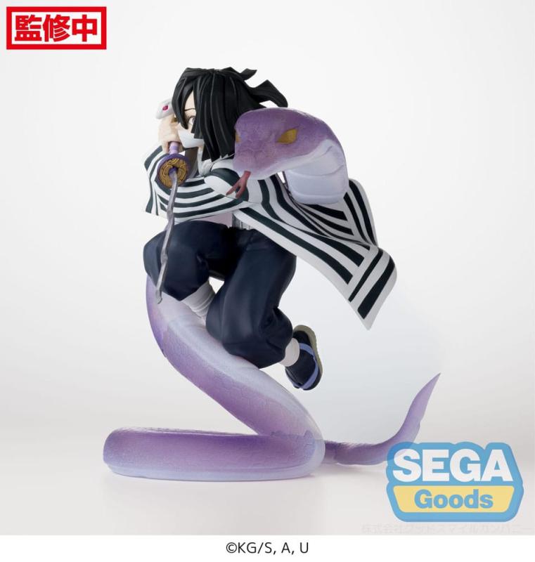 Demon Slayer: Kimetsu no Yaiba Xross Link Anime PVC Statue Obanai Iguro Hashira Training Arc 14 cm