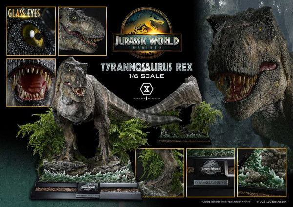 Jurassic World Rebirth Legacy Museum Collection Statue 1/6 Tyrannosaurus Rex Bonus Version 94 cm 6