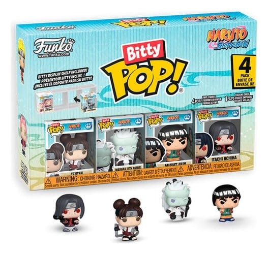 Naruto Bitty POP! Vinyl Figure 4-Pack Display (12) 2,5 cm 2