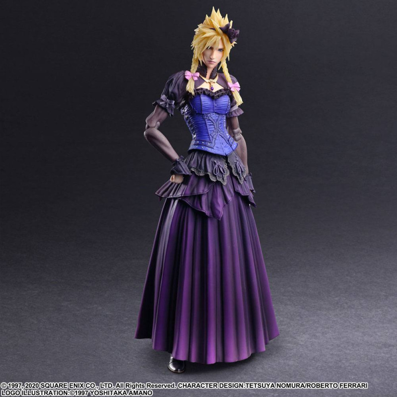 Final Fantasy VII Remake Play Arts Kai Action Figure Cloud Strife Dress Ver. 28 cm 7