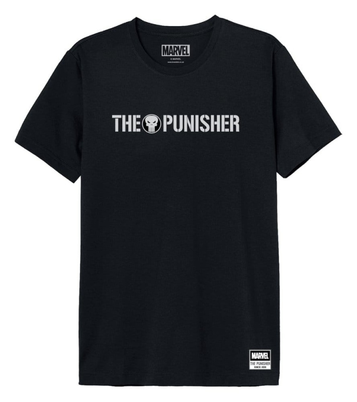 Marvel T-Shirt The Punisher Text Logo Size XXL 1