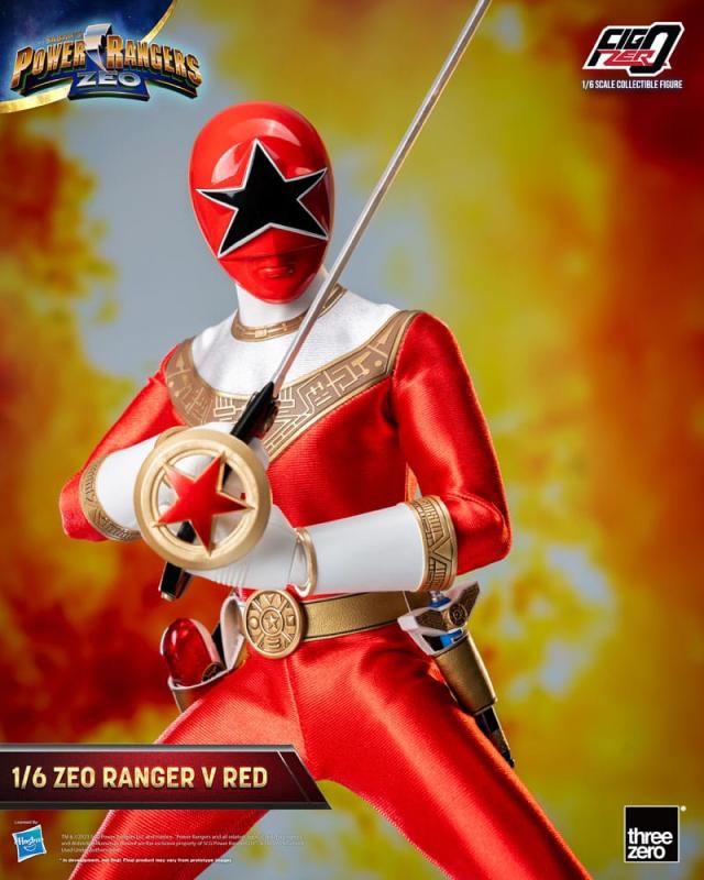 Power Rangers Zeo FigZero Action Figure 1/6 Ranger V Red 30 cm 2