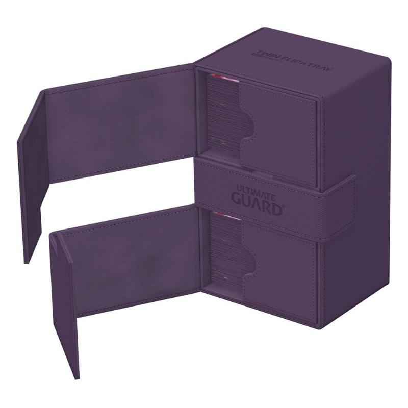 Ultimate Guard Twin Flip`n`Tray 160+ XenoSkin Monocolor Purple