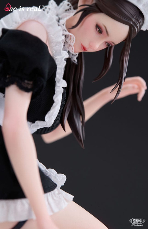 Original Character Dress Series PVC Statue 1/6 She is real Water Droplet Maid 27 cm 8