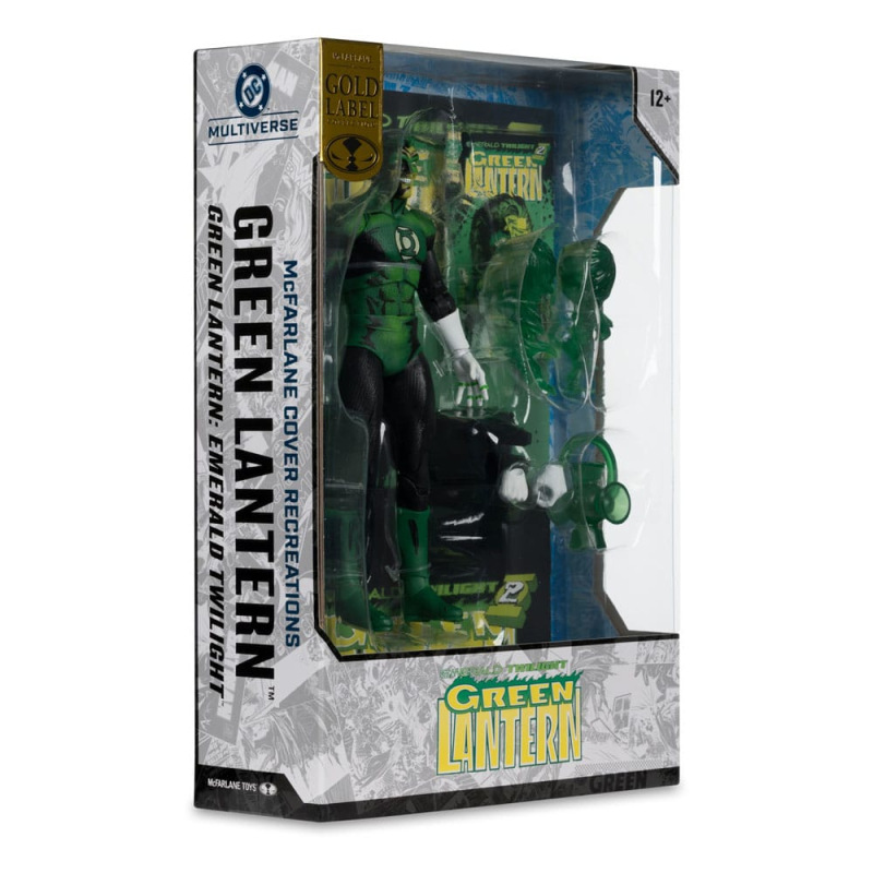 DC Multiverse McFarlane Cover Recreations Action Figure Green Lantern (Emerald Twilight) (Gold Label 9