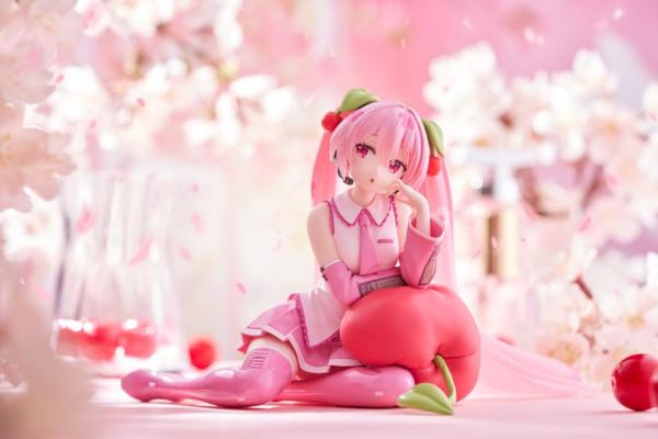 Hatsune Miku PVC Statue Desktop Cute Figure Sakura Miku Cherry Cushion Ver. 13 cm 11