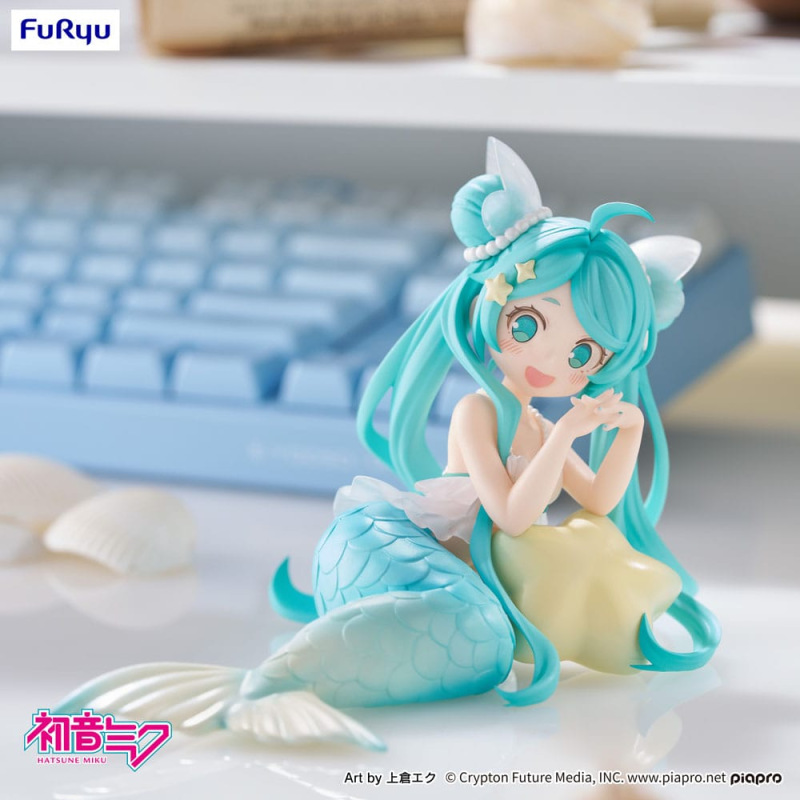 Hatsune Miku Desktop Fairy PVC Statue Hatsune Miku Mermaid princess Ver. 9 cm 7