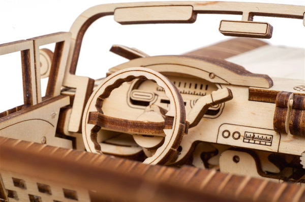 Ugears 3D Wooden Puzzle Dream Cabriolet VM-05 4