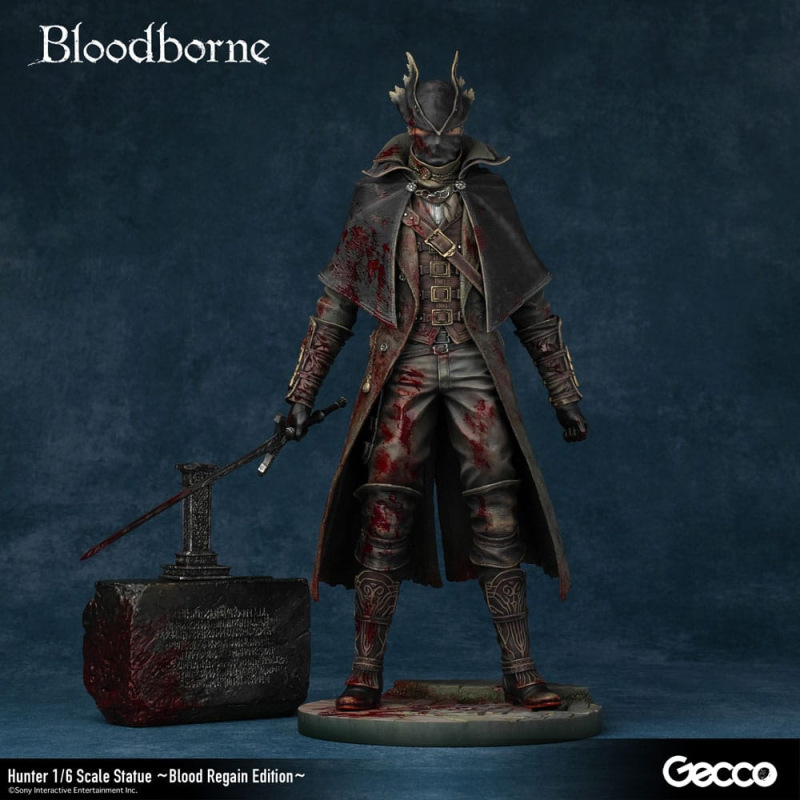Bloodborne The Old Hunters PVC Statue 1/6 Hunter Blood Regain Edition 32 cm 10