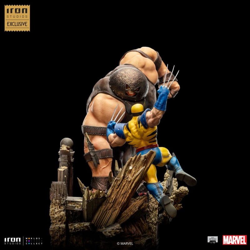 Marvel BDS Art Scale Statue 1/10 Wolverine vs Juggernaut heo EU Exclusive 30 cm 5