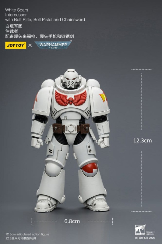 Warhammer 40,000 Action Figure White Scars Intercessor 12 cm 9