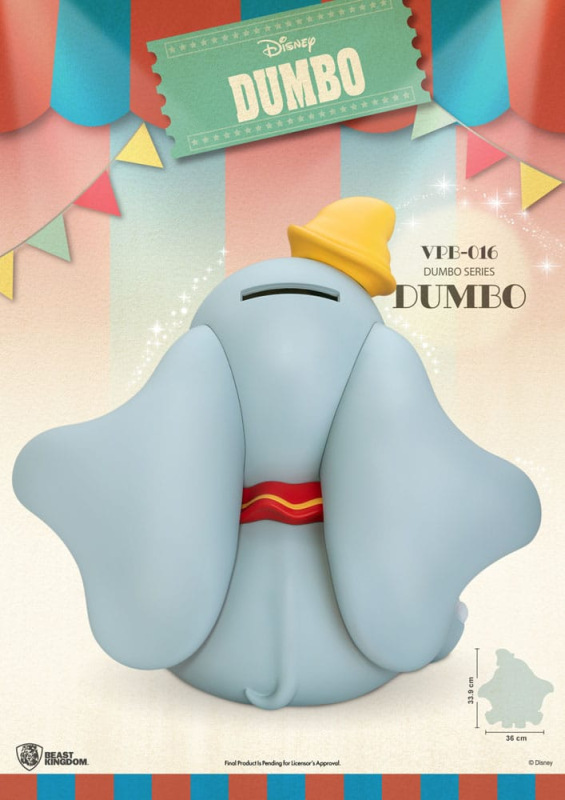 Disney Funktional Figure Vinyl Bank Dumbo 34 cm 4