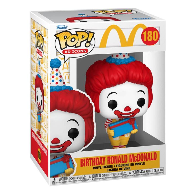 McDonalds POP! Ad Icons Vinyl Figure Birthday Ronald 9 cm