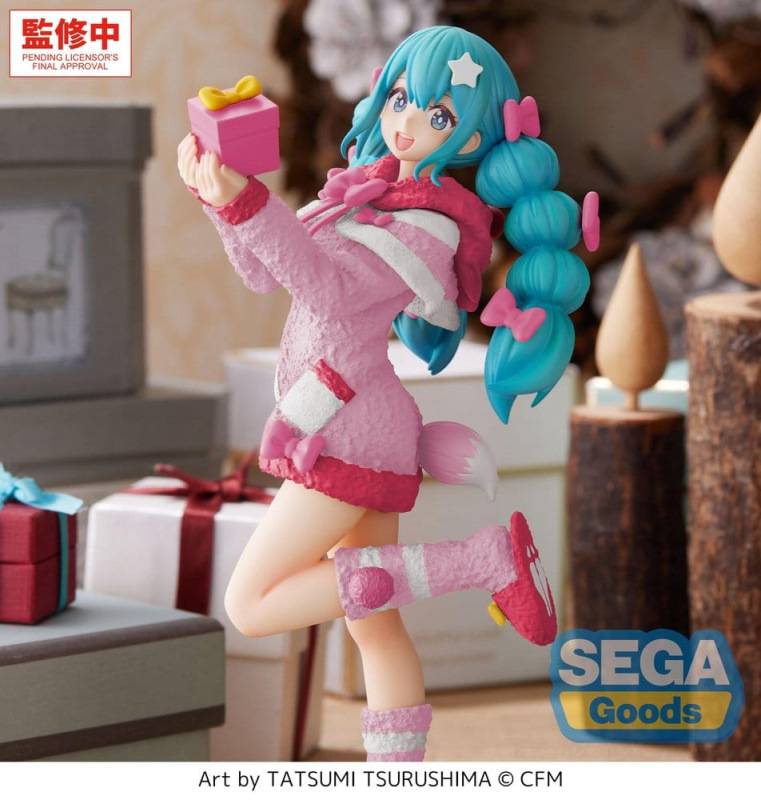 Hatsune Miku High Premium Figure PVC Figure Mokomoko Christmas Ver. 21 cm 1