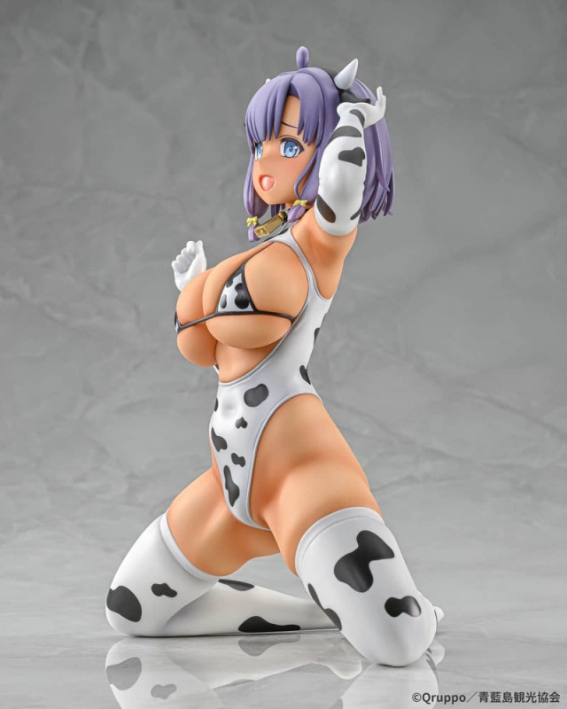 Nukitashi The Animation PVC Statue 1/5 Misaki Hotori Cow print costume Tanned Ver. 22 cm 13
