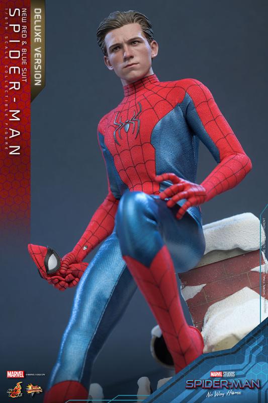 Spider-Man: No Way Home Movie Masterpiece Action Figure 1/6 Spider-Man (New Red and Blue Suit) (Delu