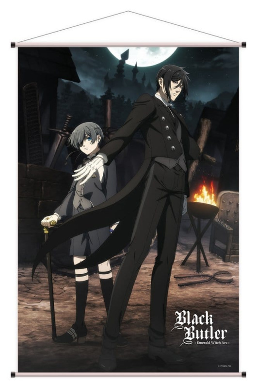 Black Butler: Emerald Witch Arc Wallscroll Sebastian & Ciel 60 x 90 cm