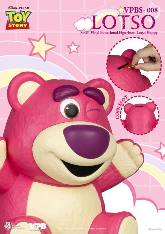 Toy Story Piggy Vinyl Bank Lotso Happy Vers. 25 cm 3