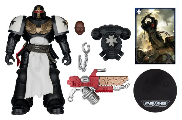 Warhammer 40,000 Action Figure Primaris Crusader (Black Templars) 18 cm 1