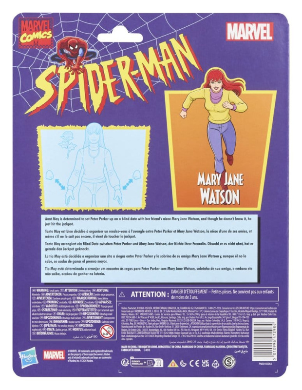 Spider-Man Marvel Legends Action Figure Mary Jane Watson 15 cm 1