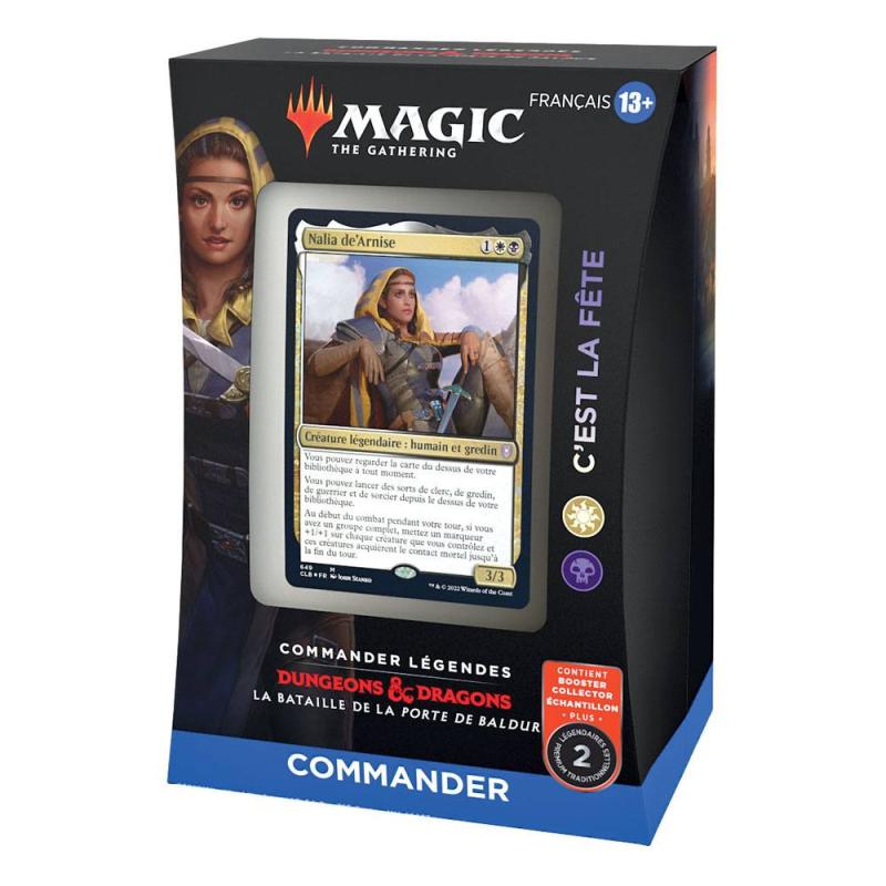 Magic the Gathering Commander Légendes : la bataille de la Porte de Baldur Commander Decks Display (