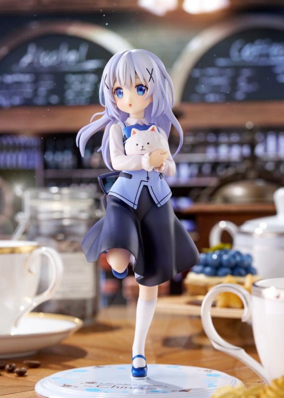 Is the Order a Rabbit?? PVC Figure 1/7 Chino (Cafe Style) 21 cm 8