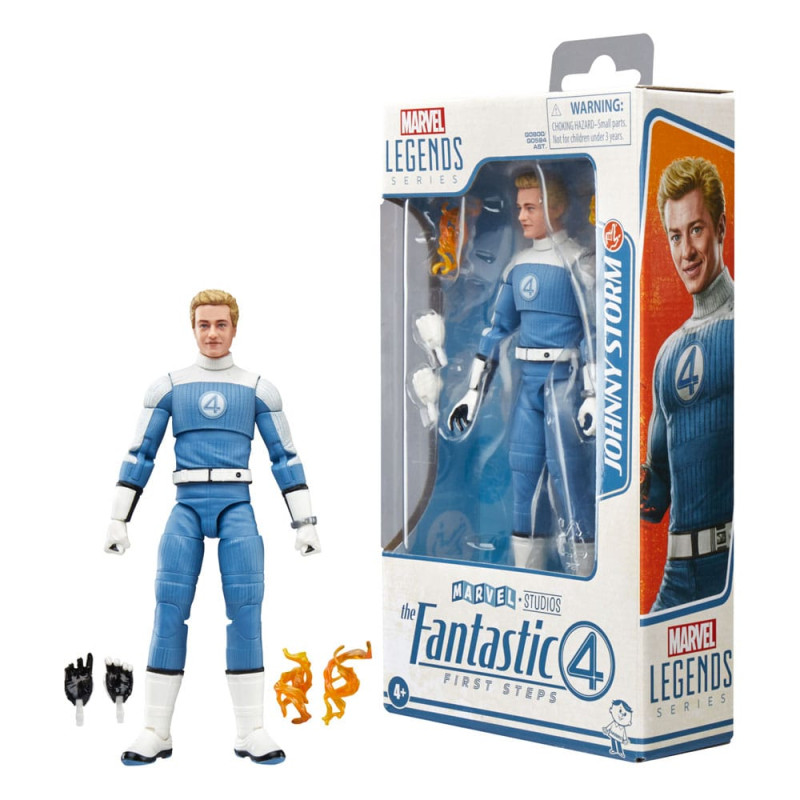 The Fantastic Four: First Steps Marvel Legends Action Figure Johnny Storm 15 cm 10