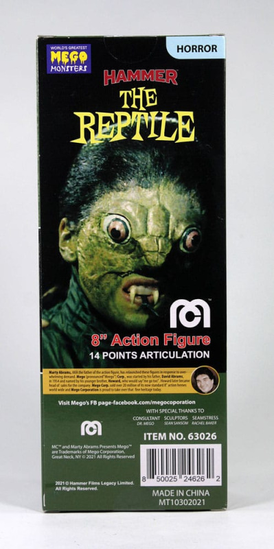 Hammer Films Action Figure The Reptile (Boxed Version) 20 cm 4