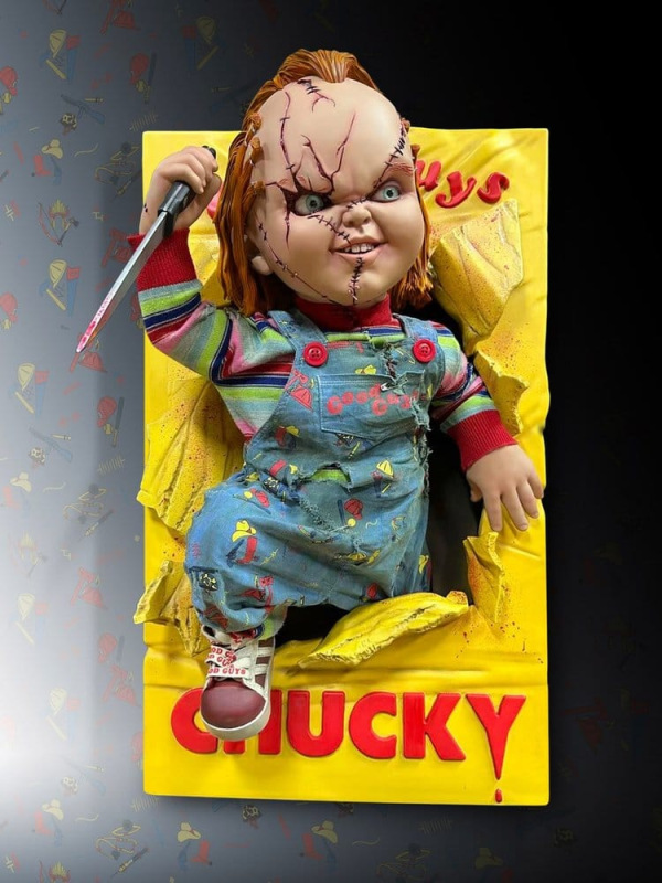 Chucky (Child´s Play) Wall Sculpture 1/1 Bride of Chucky 43 x 46 x 76 cm 4