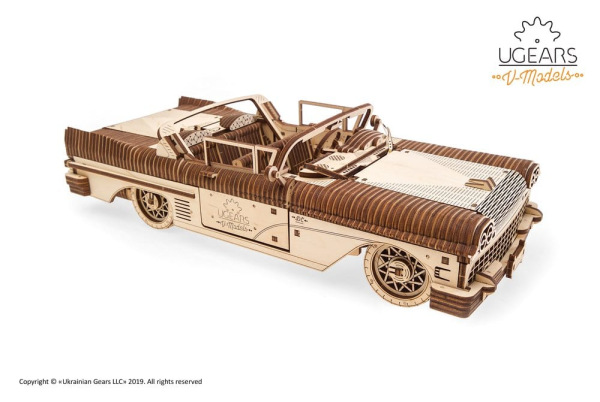 Ugears 3D Wooden Puzzle Dream Cabriolet VM-05 10