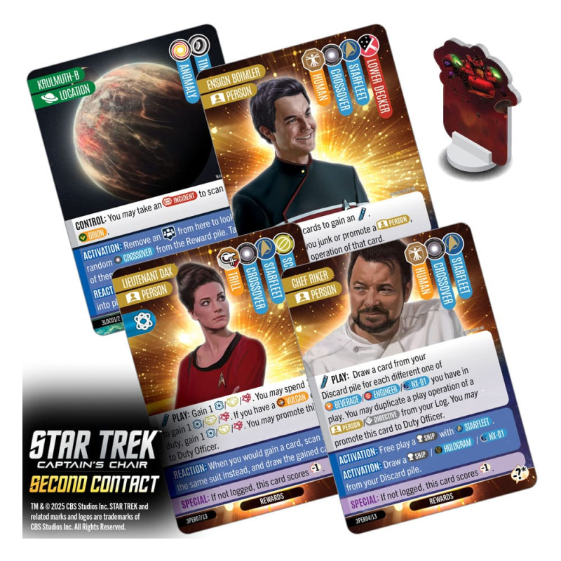 Star Trek: Captain's Chair Card Game Second Contact *English Version* 3