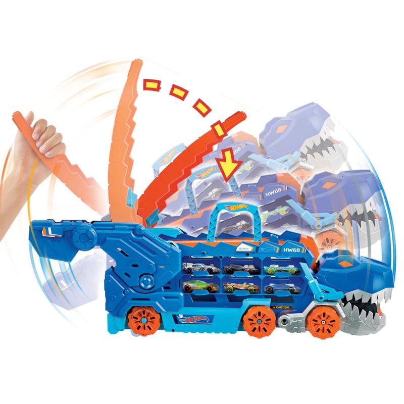 Hot Wheels City Ultimate T-Rex Transporter 4