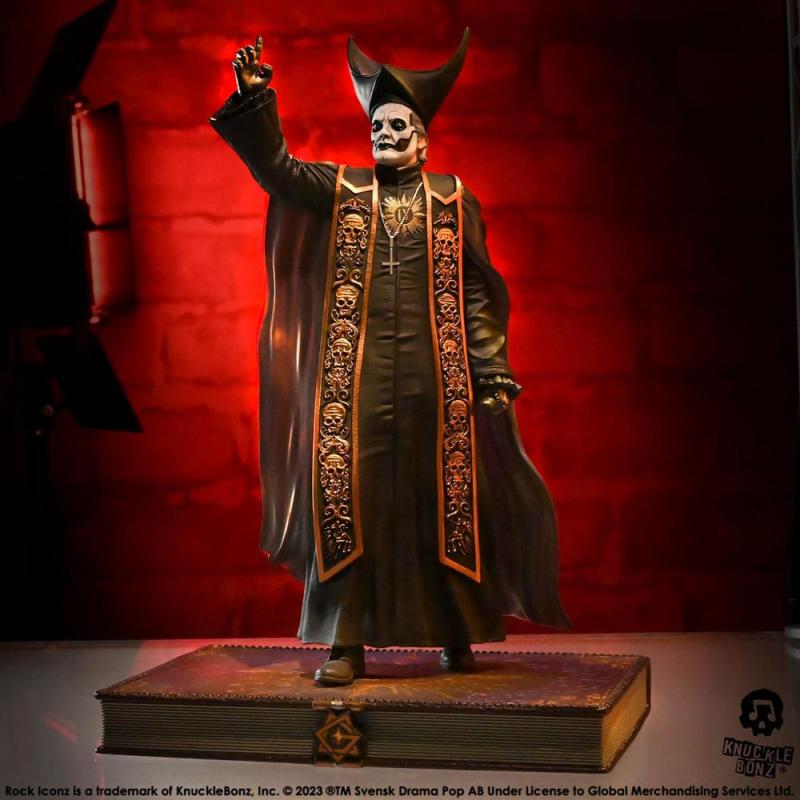 Ghost Rock Iconz Statue 1/9 Papa Emeritus IV (Black Robes) 22 cm 8