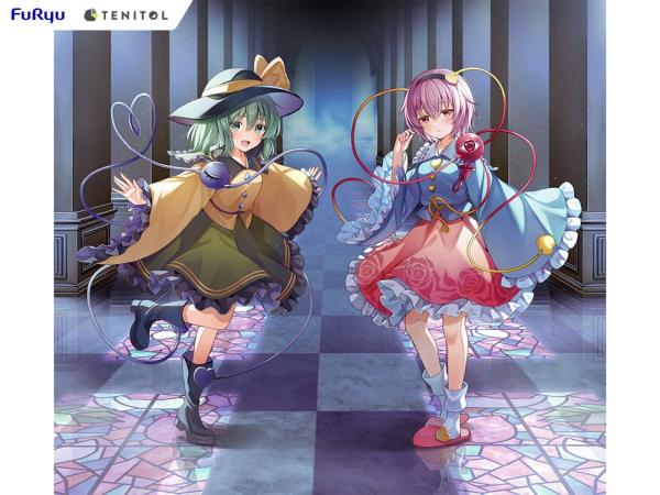 Touhou Project Tenitol PVC Statue Koishi Komeiji & Satori Komeiji 22 cm