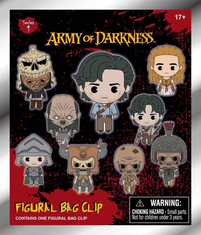 Army of Darkness 3D PVC Bag Clips Series 1 Blind Bag Display (24) 2