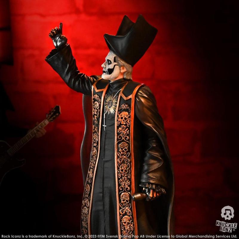 Ghost Rock Iconz Statue 1/9 Papa Emeritus IV (Black Robes) 22 cm 12