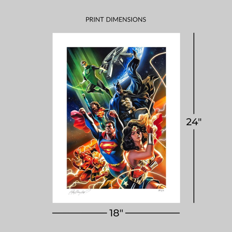 DC Comics Fine Art Print Justice League Unlimited 46 x 61 cm - unframed 5