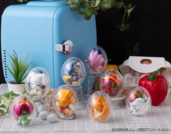 Digimon Adventure Mega Egg Figure Mini Figures Good Night Digicolle! 8 cm Blind Box Display (8) 7