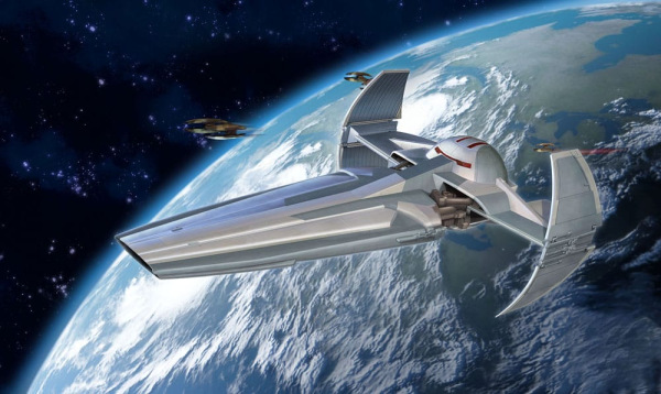 Star Wars Episode I Model Kit Gift Set 1/120 Darth Maul's Sith Infiltrator 22 cm 8