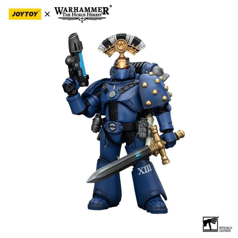 Warhammer The Horus Heresy Action Figure 1/18 Ultramarines MK VI Tactical Squad Sergeant with Plasma 12