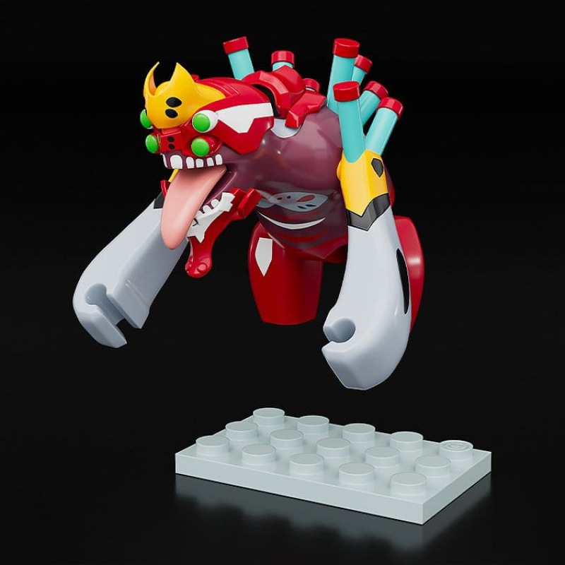 Rebuild of Evangelion Brickroid Mini Figure Evangelion Unit 02 Beast Form 2nd Phase (Type 1) 4 cm 3