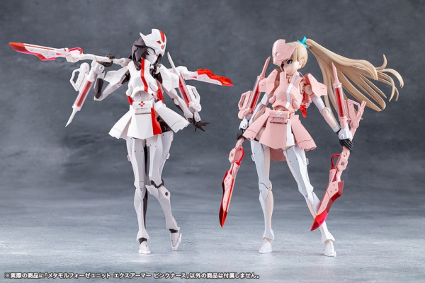 Megalomaria Unlimited Universe Plastic Model Kit Accessory Set Metamorphose Unit Exarmor Pink Nurse 12