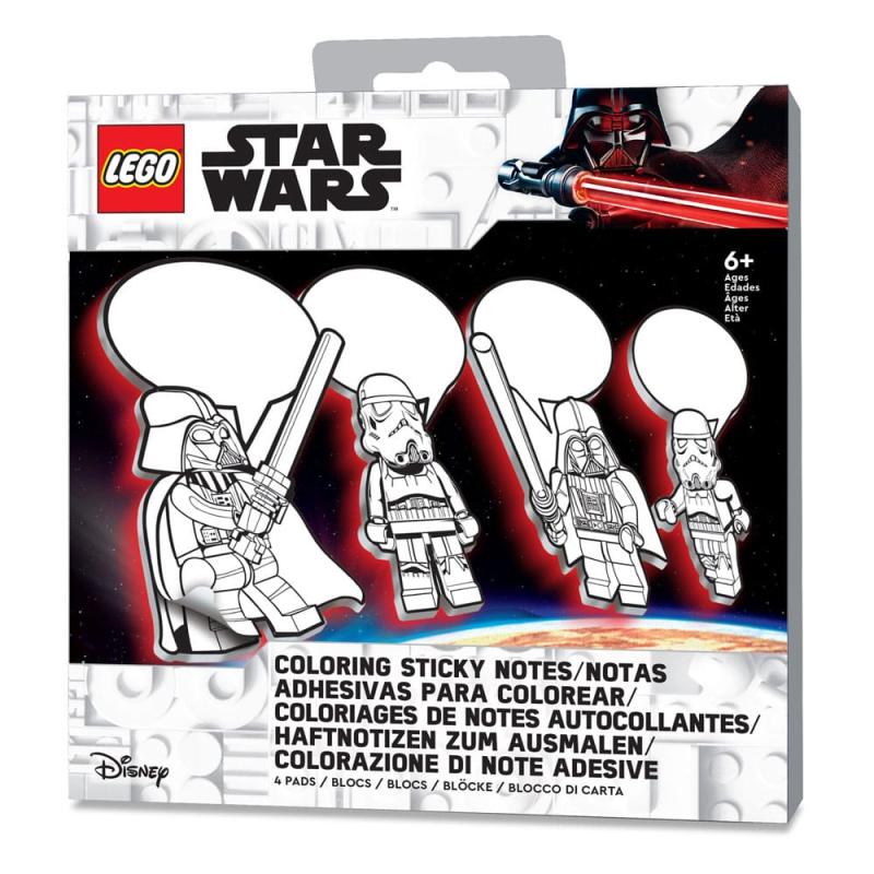 LEGO Star Wars Sticky Notes Set with Pen Darth Vader