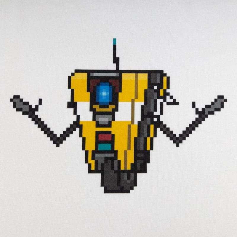 Borderlands T-Shirt Claptrap Pixel Art Size L