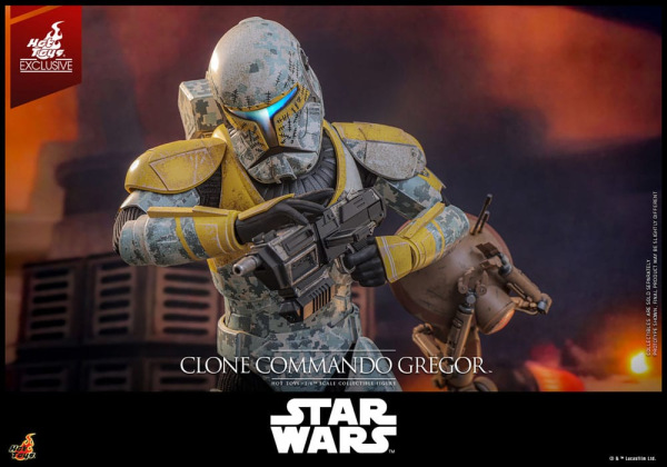 Star Wars: The Clone Wars Action Figure 1/6 Clone Commando Gregor Hot Toys Exclusive 30 cm 2