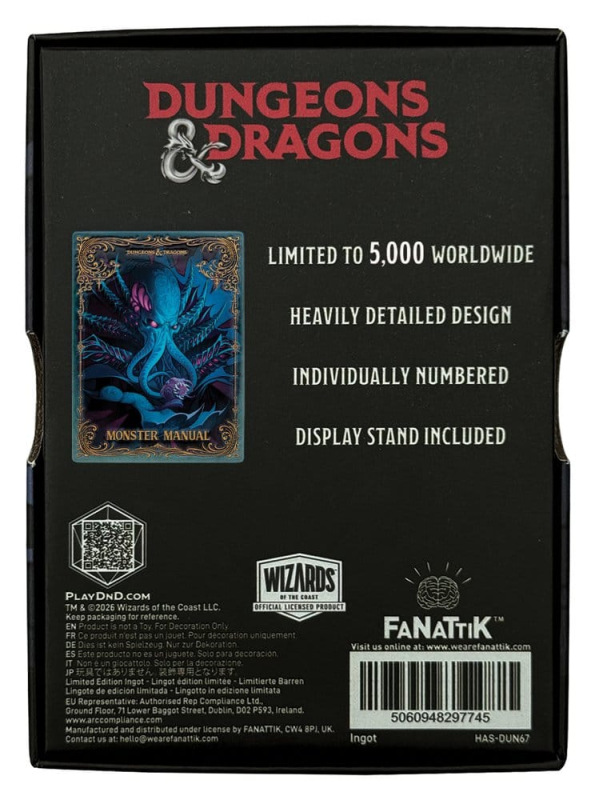 Dungeons & Dragons Ingot Monster Manual Alternate Cover Limited Edition 2