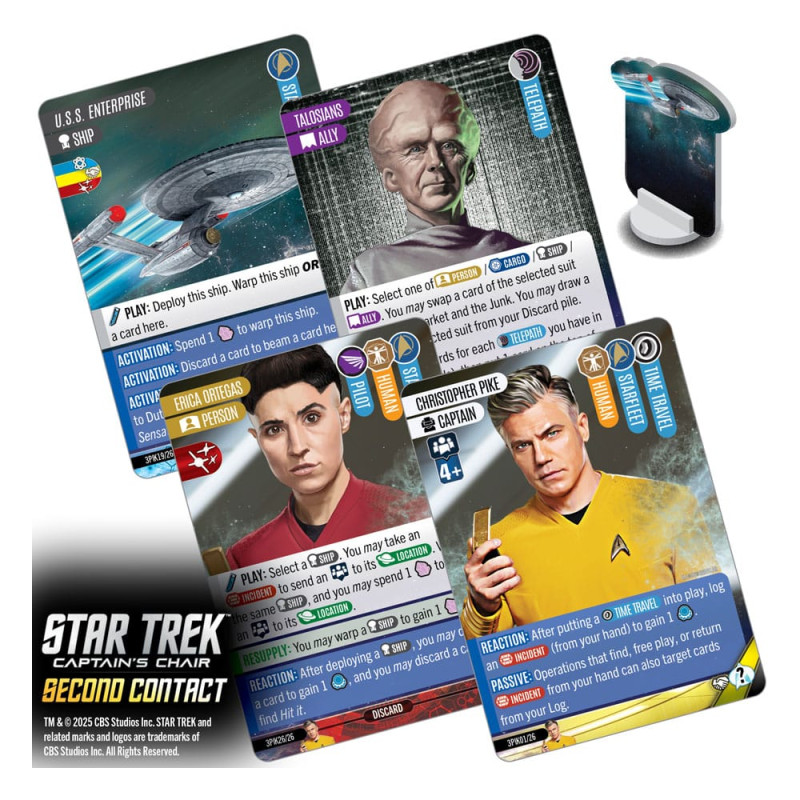 Star Trek: Captain's Chair Card Game Second Contact *English Version* 5