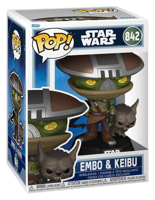 Star Wars: The Mandalorian and Grogu POP! & Buddy Vinyl Figure Embo & Keibu 9 cm 2