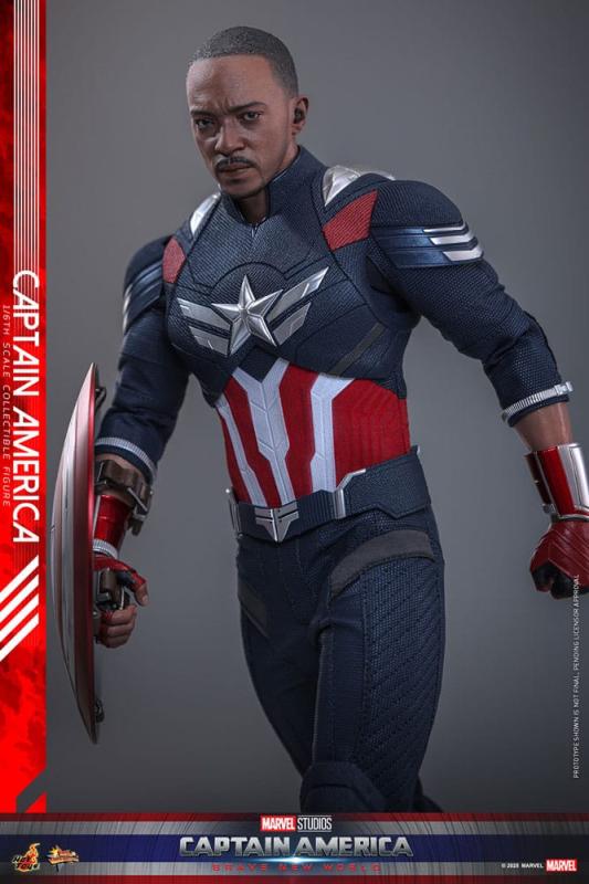 Captain America: Brave New World Movie Masterpiece Action Figure 1/6 Captain America 30 cm 4